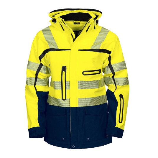 ProJob 6417 Funksjonsjakke En Iso 20471 Kl 3/2 Yellow/Navy 3XL
