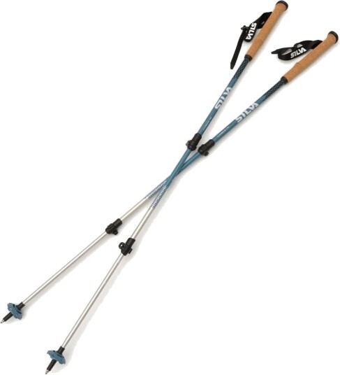 Silva Trekking Poles Alu Tele Black OneSize Silva Trekking Poles Alu Tele Black OneSize