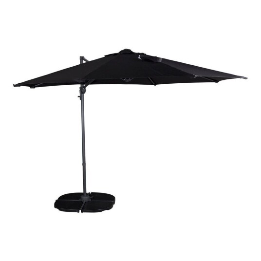Venture Design Leeds parasoll Svart 300 cm Svart