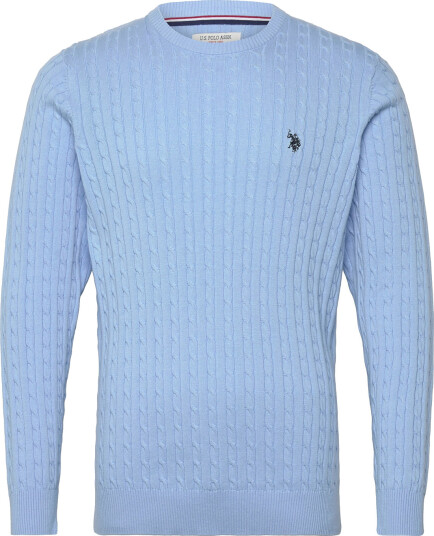 U.S. Polo Assn. Mads Reg Cot Uspa M Knit Blue XXL