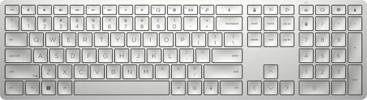 HP 970 Programmerbart trådløst tastatur med Nordisk layout i sølv HP 970 Programmerbart trådløst tastatur med Nordisk layout i sølv