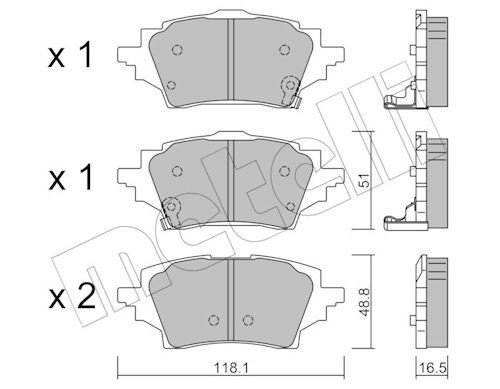 Bremseklosser METELLI 22-1228-0
