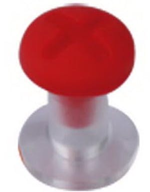 Bolt Rød Piercing Plugg 4 mm