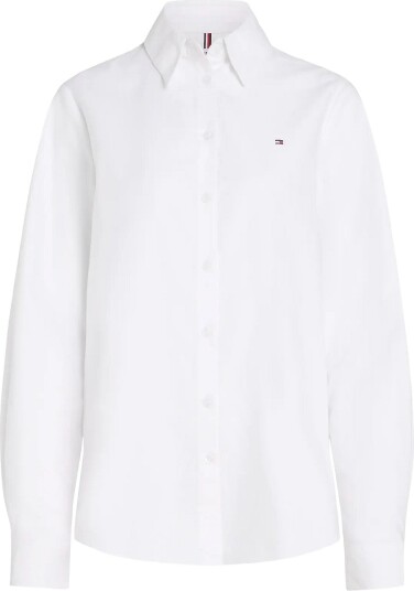 Tommy Hilfiger Oxford Relaxed Ls Shirt White 34