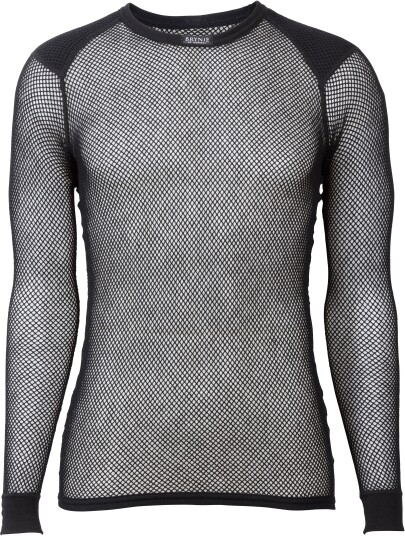 Brynje Unisex Wool Thermo Shirt with Inlay Black XS Brynje Unisex Wool Thermo Shirt with Inlay Black XS