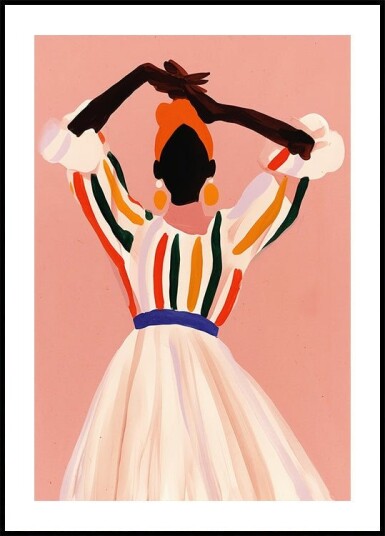 Vibrant Silhouette Plakat / 50x70cm