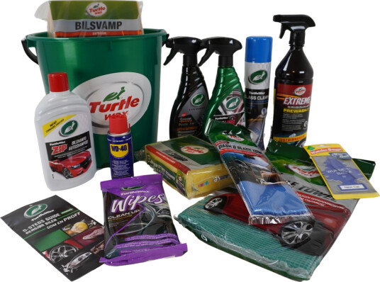 Turtle Wax Stor Rengjøringspakke Komplett Bilpleiepakke for god bilvaks