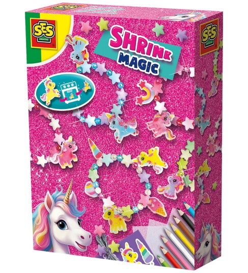SES Creative Shrink Film - Unicorn Charm Bracelets - Multi/patterned - ONE SIZE