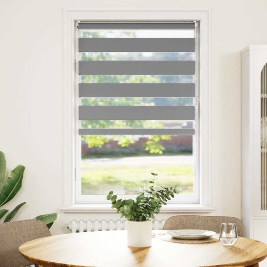 vidaXL Zebra Rullegardin 50 x 100 cm Grå