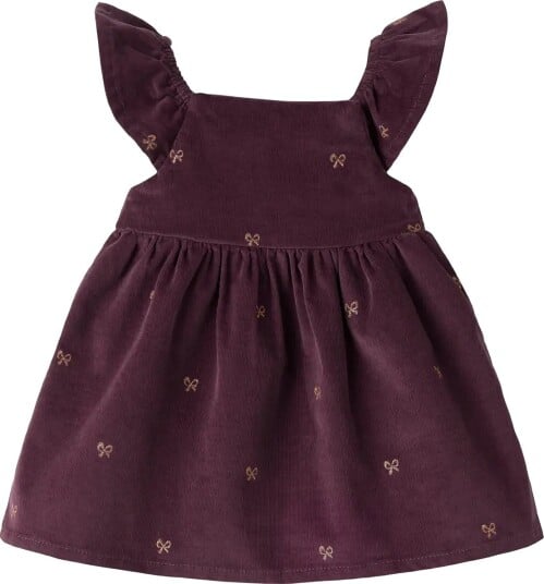 Name It Elina Aop Cord Dress 4510 Yt CATAWBA GRAPE 56