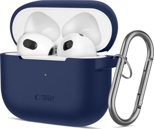 Tech Protect Silicone Hook Case for Apple AirPods 3 Blue