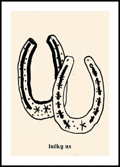 Lucky us Plakat Plakat / 40x50cm