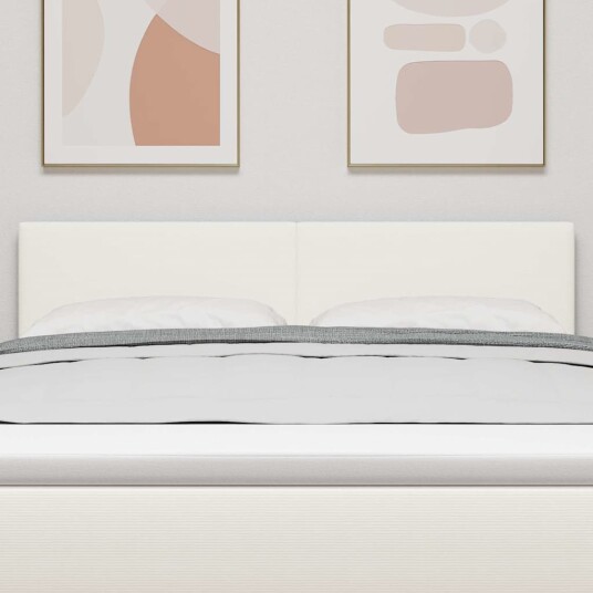 LED Hodegavl Enkel Design Krem 80 cm Cordfløyel