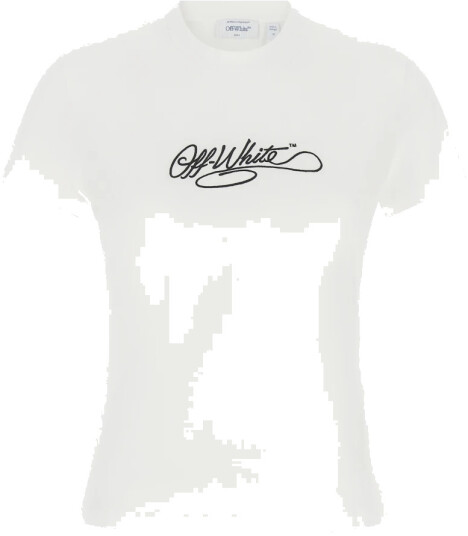 Off White Dame Topper Hvit S,