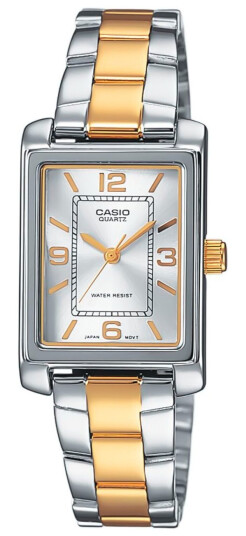 Casio Collection LTP-1234PSG-7AEG - Dame - 21 mm - Analog - Kvarts urverk - Mineralglas Casio Collection LTP-1234PSG-7AEG - Dame - 21 mm - Analog - Kvarts urverk - Mineralglas