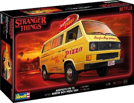 Revell 07725 Stranger Things VW T3 Buss Surfer Boy Byggesett 1:25