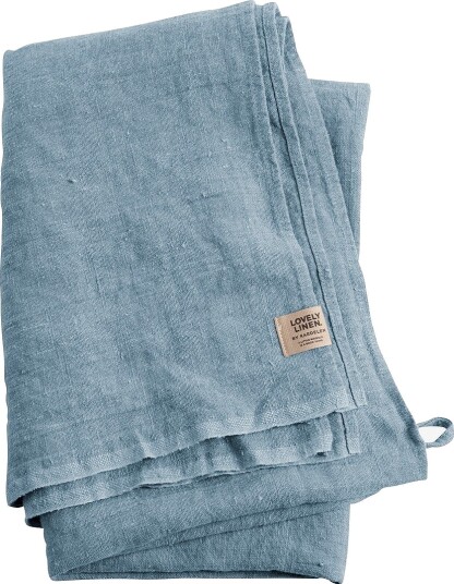 Lovely Linen Hamam badehåndkle Lovely i vasket lin Blå Lovely Linen Hamam badehåndkle Lovely i vasket lin Blå