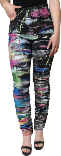 Dolce & Gabbana Dame Jeans Flerfarget L, Dolce & Gabbana Dame Jeans Flerfarget L,