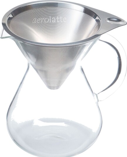 Aerolatte Pour over brygger med mikrofilter