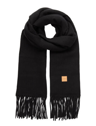 A.P.C. Scarf Aria Black ONE SIZE A.P.C. Scarf Aria Black ONE SIZE
