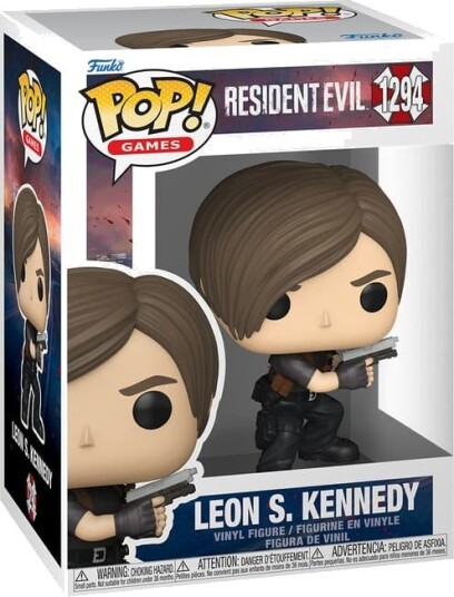 Funko POP! Resident Evil - Leon Kennedy figur