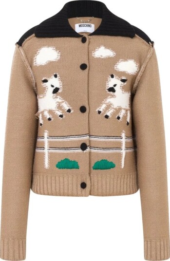 Moschino Dame Strikkevarer Beige M,