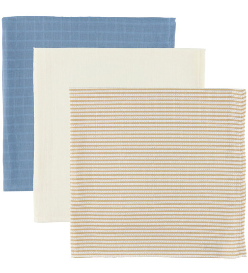 Cam Cam Copenhagen Muslin Cloth, 3-Pack - Gots - Beige - ONE SIZE Cam Cam Copenhagen Muslin Cloth, 3-Pack - Gots - Beige - ONE SIZE