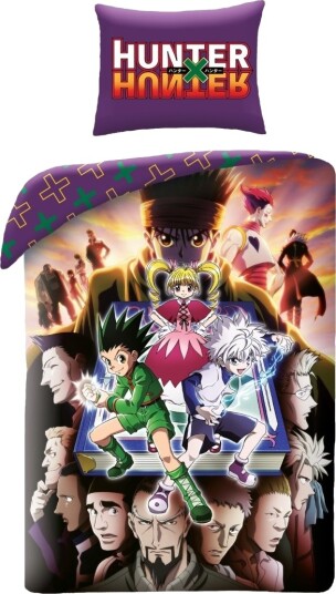 Hunter X Hunter Sengetøj 140 X 200 Cm 100 Procent Bomuld