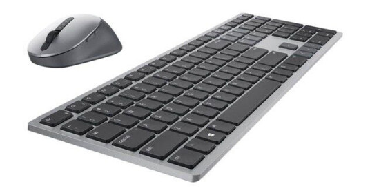Dell Premier Multi-Device Tastatur og Mussett Trådløs Nordisk QWERTY i Titangrå Dell Premier Multi-Device Tastatur og Mussett Trådløs Nordisk QWERTY i Titangrå