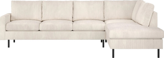 Peppe 4 seters Høyrevendt L formet Sjeselongsofa i Manchester Beige Peppe 4 seters Høyrevendt L formet Sjeselongsofa i Manchester Beige