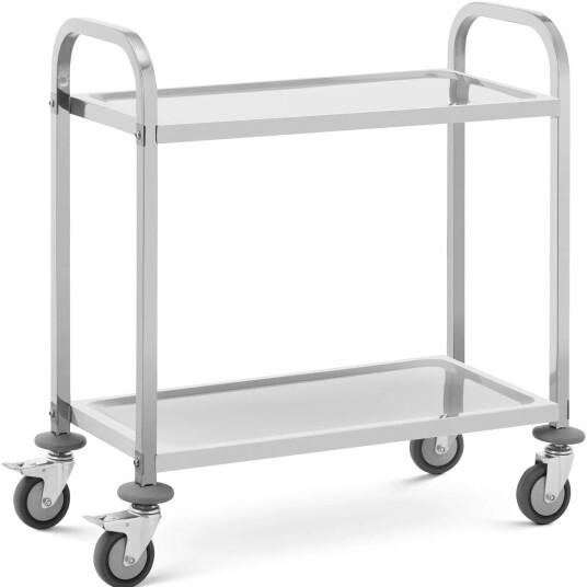 Royal Catering Serveringsvogn 2 hyller 95 x 50 cm 64 kg Royal Catering RCSW-105