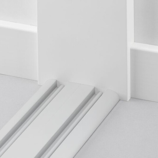 ELFA ANSLAGSLIST 3000X100X19MM HVIT