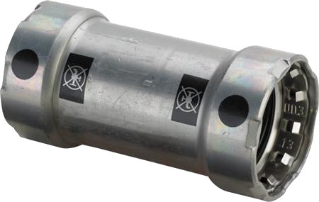 Viega Megapress Skydemuffe 3/4" Af Ulegeret Stål Med Zink/Nikkel Belægning Sc-Contur.