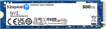 Kingston NV3 SSD 500GB M.2 PCIe 4.0 NVMe SNV3S/500GBK