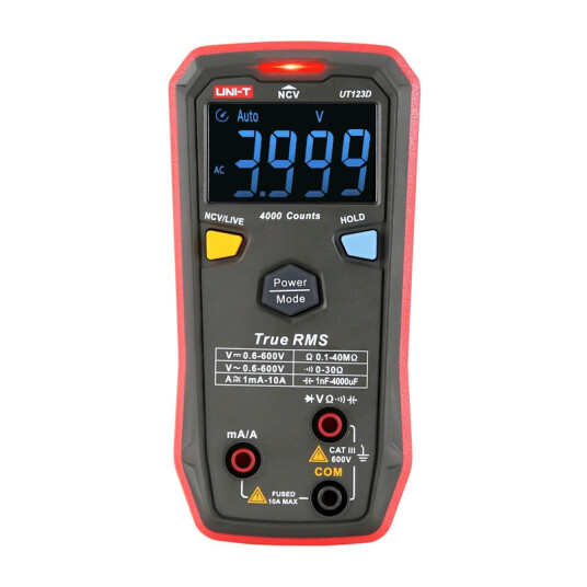 UNI-T UT123D Digitalt Multimeter - True RMS UNI-T UT123D Digitalt Multimeter - True RMS