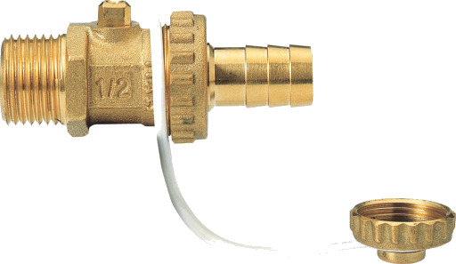 1/2" bunntapp Np/Np med ende, produsent Bonomi 1/2" bunntapp Np/Np med ende, produsent Bonomi