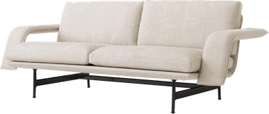 Meantime AV30 2 Seters Sofa Varm Sort/Ecriture 0210