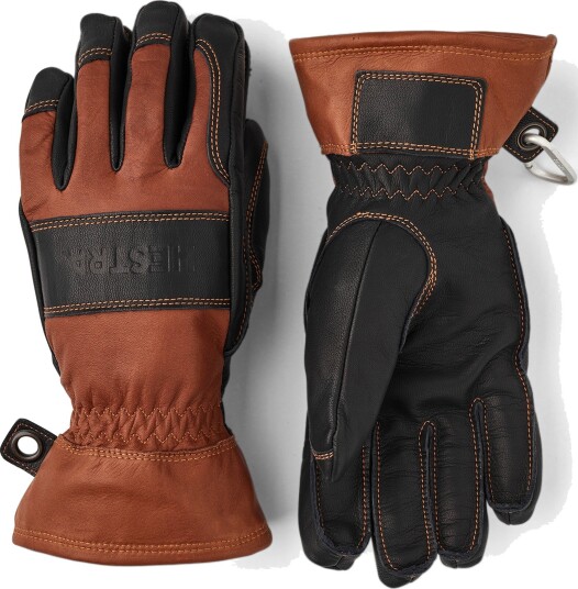Hestra Fält Guide Glove 5 finger Brown & Black 9 Hestra Fält Guide Glove 5 finger Brown & Black 9