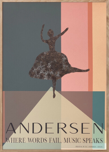 ChiCura H.c. Andersen - Music Speaks - Multi/patterned - 50X70CM