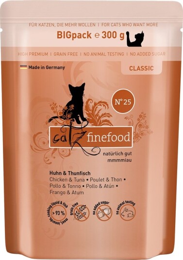 Catz Finefood Våtfôr & Tunfisk Kylling 24 X 300 G