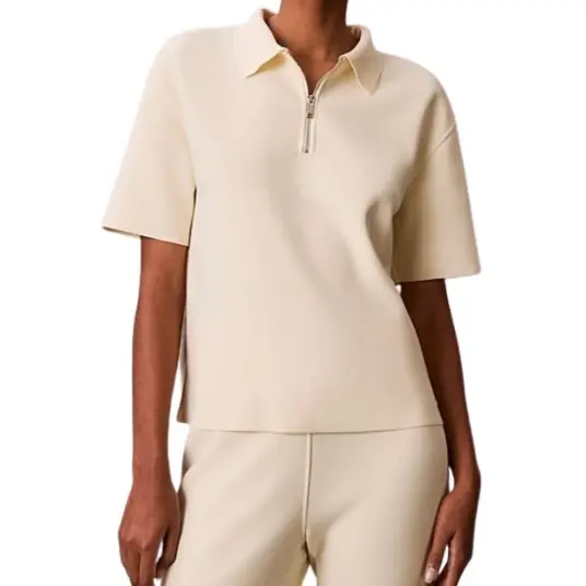 Calvin Klein Dame Topper Beige L,