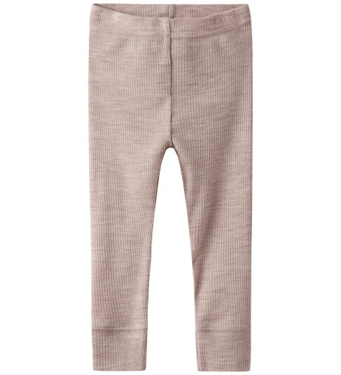 Name It Nbnwax Wool Rib leggings til baby Shadow Gray Name It Nbnwax Wool Rib leggings til baby Shadow Gray