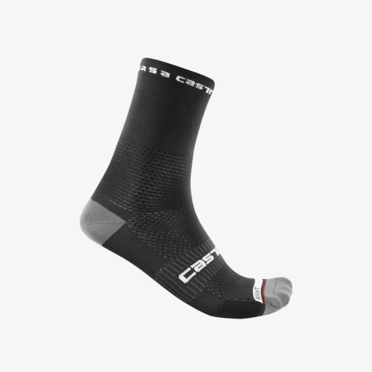 Castelli Rosso corsa pro sykkelstrømper sort
