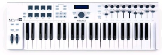 Arturia Keylab 49 tangenter Essential med Analog Lab2 software mk3 white