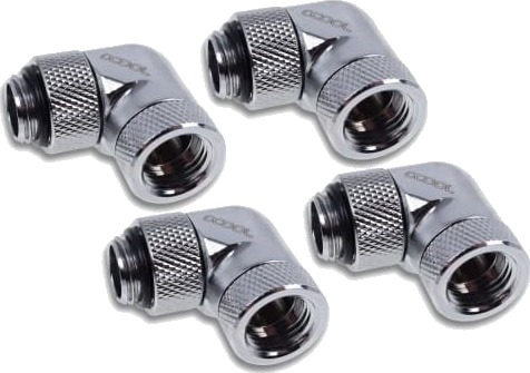 Alphacool 17617 90° fitting krom 17617