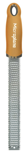Microplane Rivjern Premium; 32.5x3.5x3 cm  LxBxH ; Gul/Sølvfarge; Rektangulær