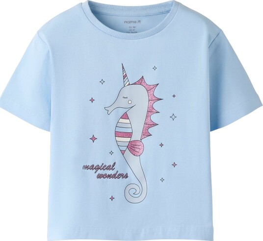 Name It T-skjorte - NmfPfrejane - Vindsurfer - Name It - 3 år (98) - T-skjorte Blå Lyseblå