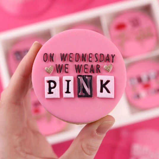 Sweet Stamp Outboss Embosser  Mean Girls On Wednesday We Wear Pink 