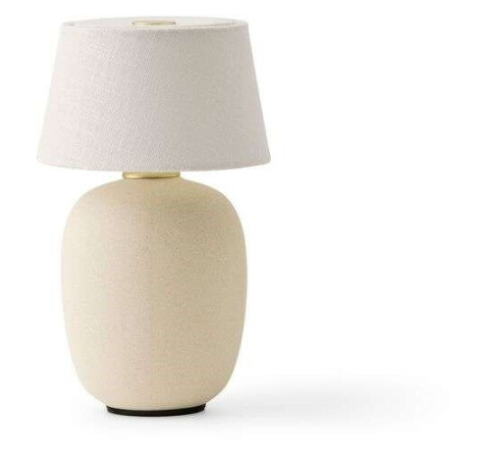 Audo Torso Bordlampe Bærbar Ø117 Sand Audo Torso Bordlampe Bærbar Ø117 Sand