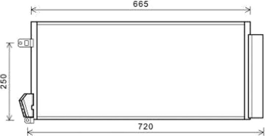 Kondensator klimaanlegg DIEDERICHS DCC1634